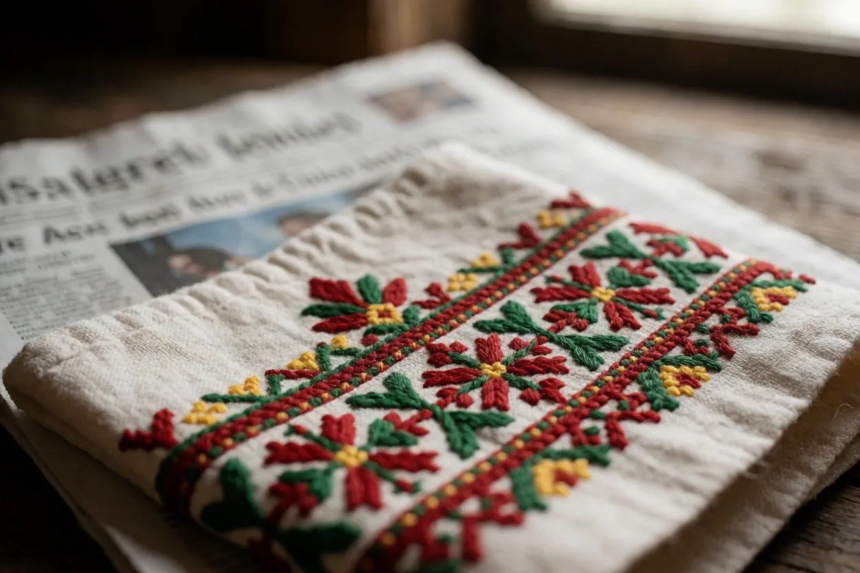 Traditionelle Stickerei